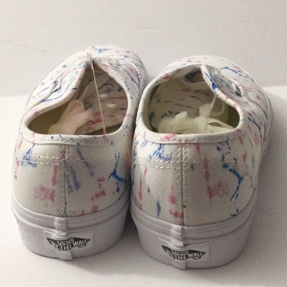 Madewell x Vans®  Lace-Up Sneakers Tie-Dye Women’s Size 10 White - Picture 9 of 12
